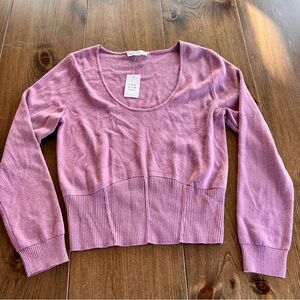 And Now This Women's Mauve Sweater